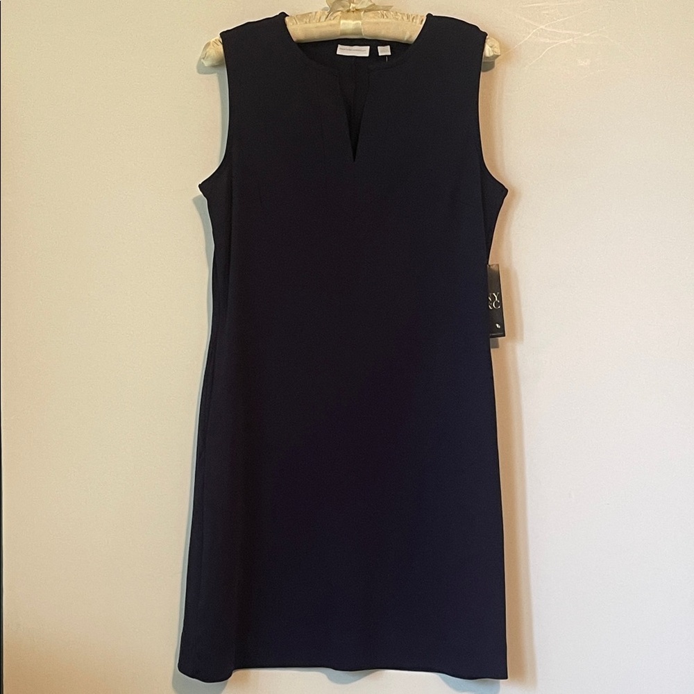 NWT New York & Company Navy Blue Dress